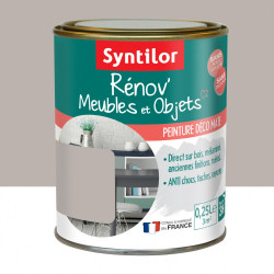 Peinture meuble et boiserie Rénov' SYNTILOR taupe bohème mat 250 ml de marque SYNTILOR, référence: B6012700