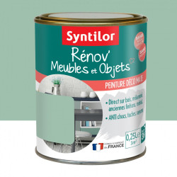 Peinture meuble et boiserie Rénov' SYNTILOR vert poésie mat 250 ml de marque SYNTILOR, référence: B6012900