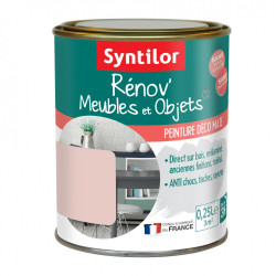 Peinture meuble et boiserie Rénov' SYNTILOR vieux rose mat 250 ml - SYNTILOR