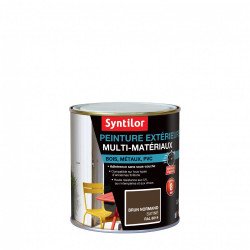 Peinture multimatériau extérieur SYNTILOR brun normand satiné 0.5 l - SYNTILOR