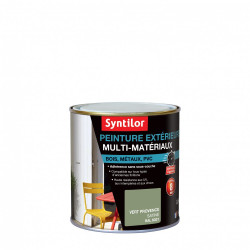 Peinture multimatériau extérieur SYNTILOR vert provence satiné 0.5 l - SYNTILOR