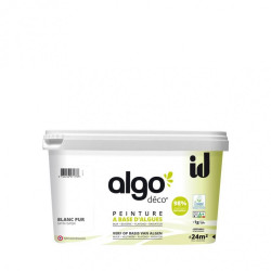 Peinture multisupport ID Algo blanc pur satiné, 2 l - ID