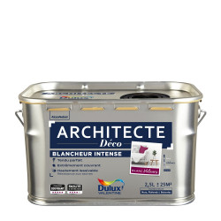 Peinture mur / plafond Architecte déco blanc velours 2,5 L - DULUX VALENTINE - DULUX VALENTINE