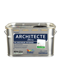 Peinture mur et plafond Architecte déco blanc satiné 2,5 L - DULUX VALENTINE - DULUX VALENTINE