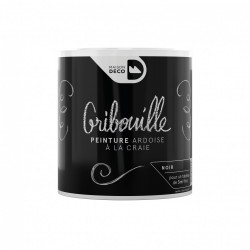 Peinture tableau craie noir mat MAISON DECO Gribouille 0.5 l - MAISON DECO