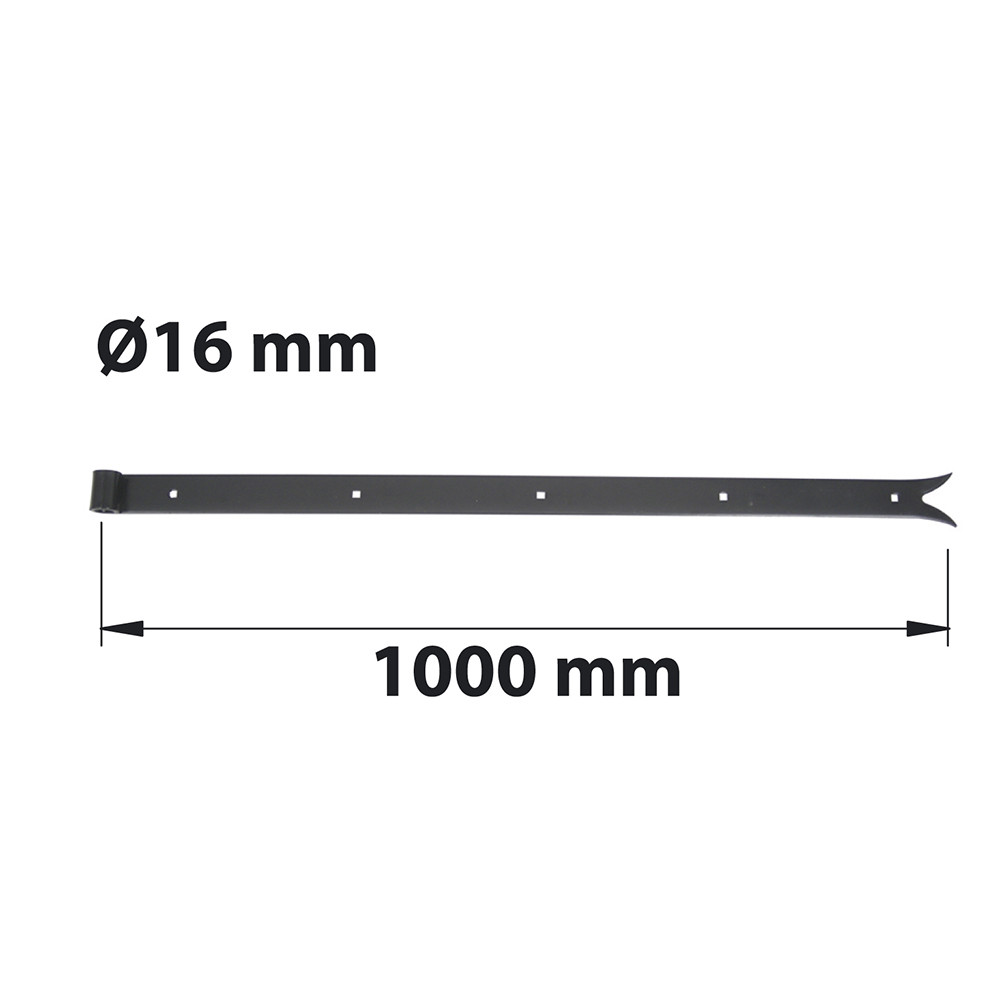 Penture queue de carpe Afbat Ø16 x .1000 mm - vue 3