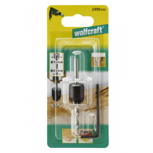 Perforateur bois multimatériau, Diam.4.5 mm WOLFCRAFT - WOLFCRAFT