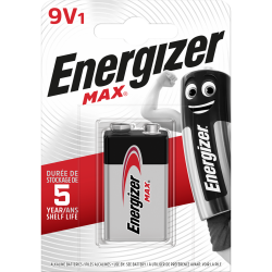 Pile alcaline 9 v Max, 9 V, ENERGIZER - ENERGIZER