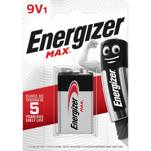 Pile alcaline 9 v Max, 9 V, ENERGIZER - ENERGIZER