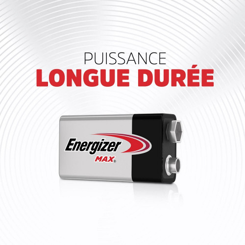 Pile alcaline 9 v Max, 9 V, ENERGIZER - ENERGIZER