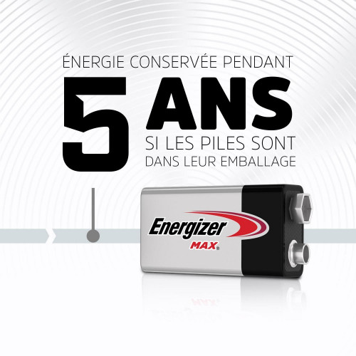 Pile alcaline 9 v Max, 9 V, ENERGIZER - ENERGIZER