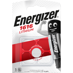 Pile bouton CR1616  lithium 3V ENERGIZER - ENERGIZER