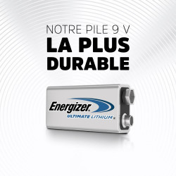 Pile lithium 9 v, 1.5 V, ENERGIZER - ENERGIZER