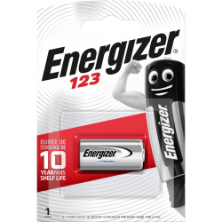 Pile lithium cr123, 1.5 V, ENERGIZER - ENERGIZER