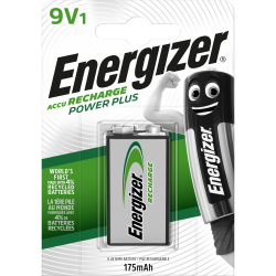 Pile rechargeable 9 v, 175 mAh, ENERGIZER de marque ENERGIZER, référence: B6043100