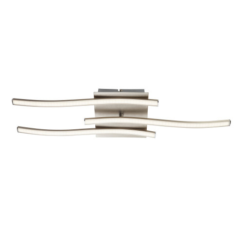 Plafonnier design led intégrée Symphonie métal acier brossé, 3 x 5 W EGLO - Eglo