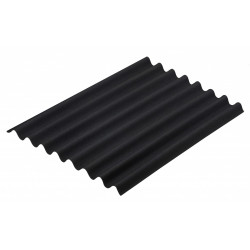 Plaque lisse bitume noir intense l.0.76 x L.1 m ONDULINE - ONDULINE