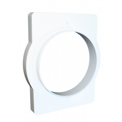 Platine d'adaptation VMC collective pvc S&P, Diam.125/125 mm Universelle de marque S&P, référence: B6048400