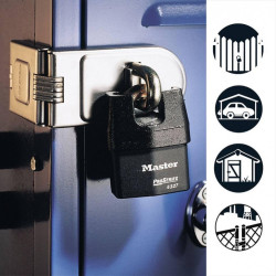 Porte-cadenas MASTER LOCK acier cémenté, 160 mm - MASTER LOCK