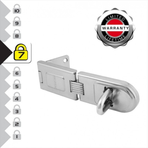 Porte-cadenas MASTER LOCK acier cémenté, 160 mm - MASTER LOCK