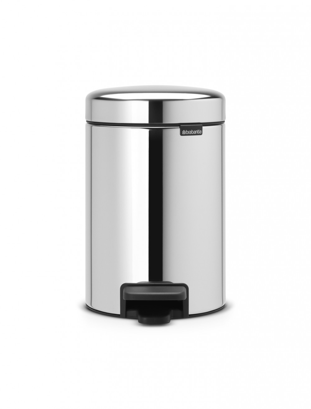 Poubelle de salle de bains 3 l brilliant steel BRABANTIA Pedal bin newicon 3l
