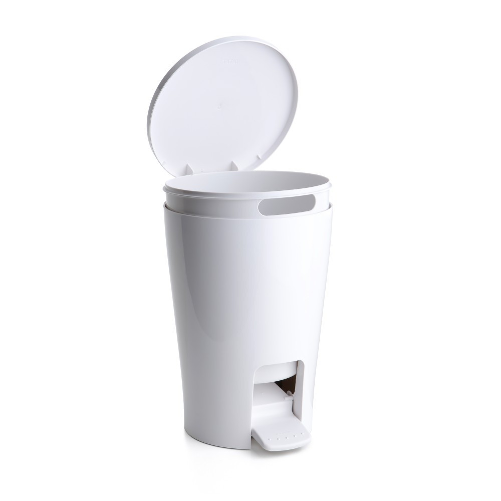 Poubelle de salle de bains 5 l blanc Diabolo