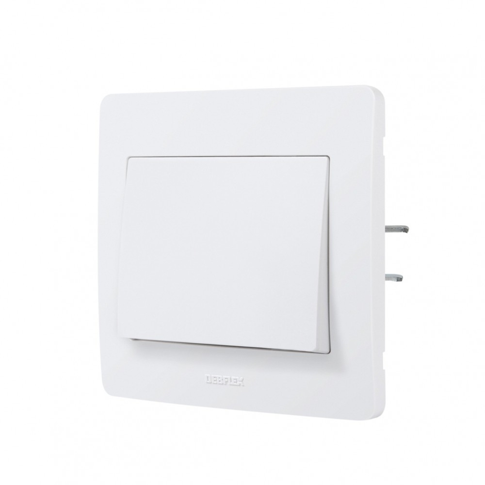 Poussoir complet, DEBFLEX Diam2, blanc