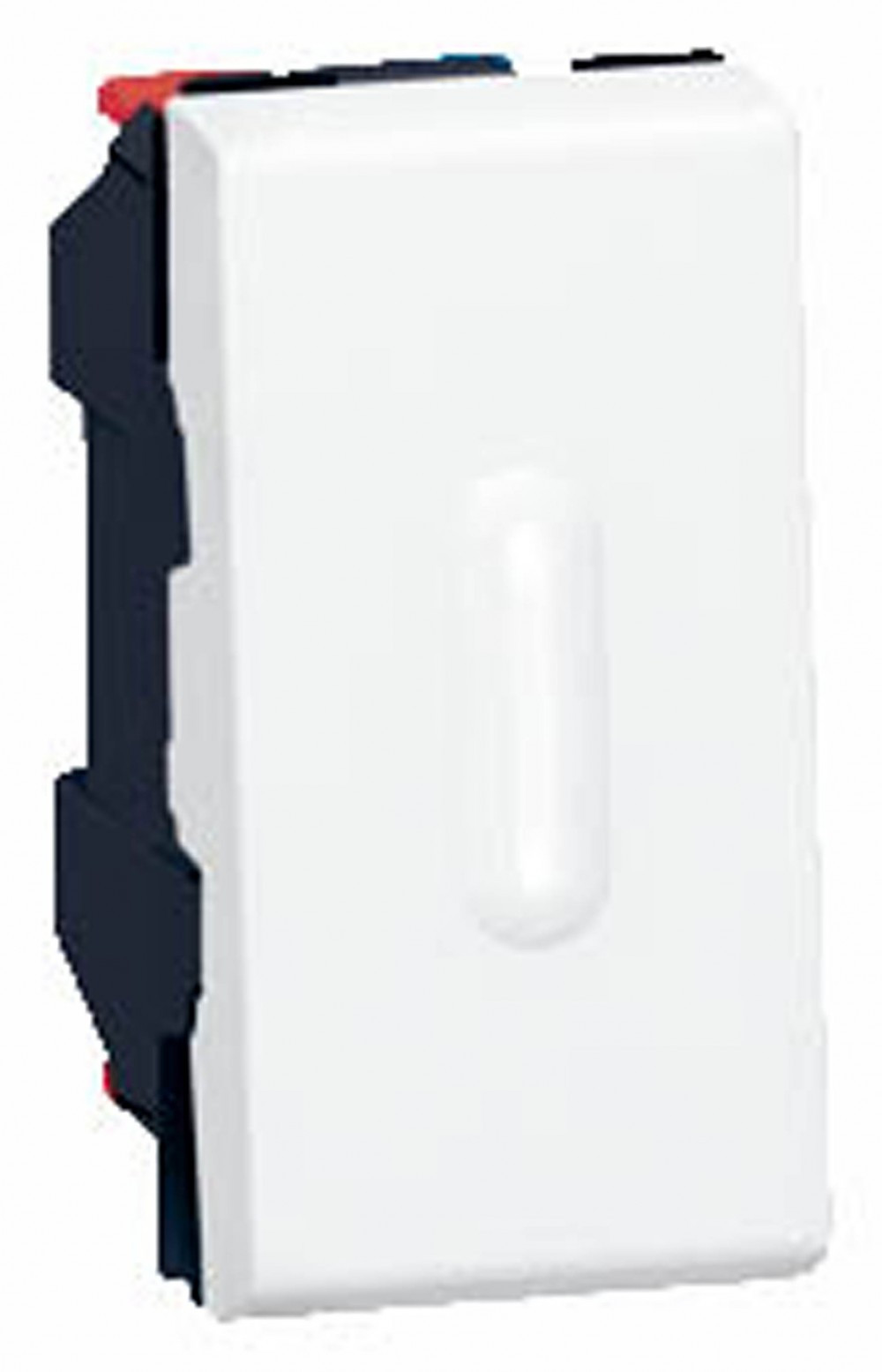 Poussoir lumineux étroit Mosaic, LEGRAND, blanc
