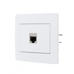 Prise rj45 Diam2, DEBFLEX, blanc de marque DEBFLEX, référence: B6061100