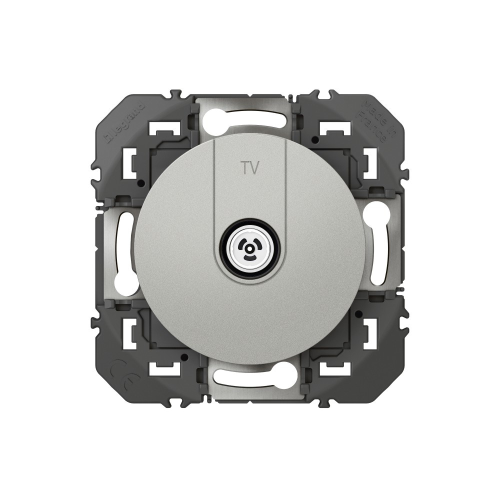 Prise tv Dooxie, LEGRAND, aluminium