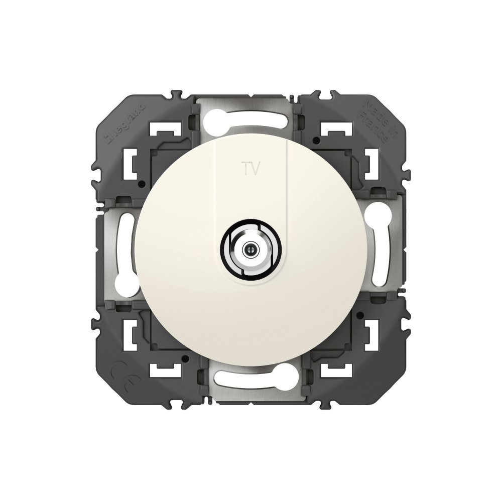 Prise tv type f Dooxie, LEGRAND, blanc