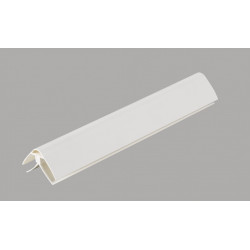 Profil de finition pour lambris pvc 4 x 2.5 cm, l. 2.6 m de marque DUMAPLAST, référence: B6062800