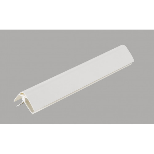 Profil de finition pour lambris pvc 4 x 2.5 cm, l. 2.6 m - DUMAPLAST