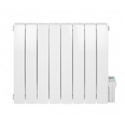 Radiateur électrique à inertie fluide 1500W DELTACALOR Telica cintré horizontal - DELTACALOR