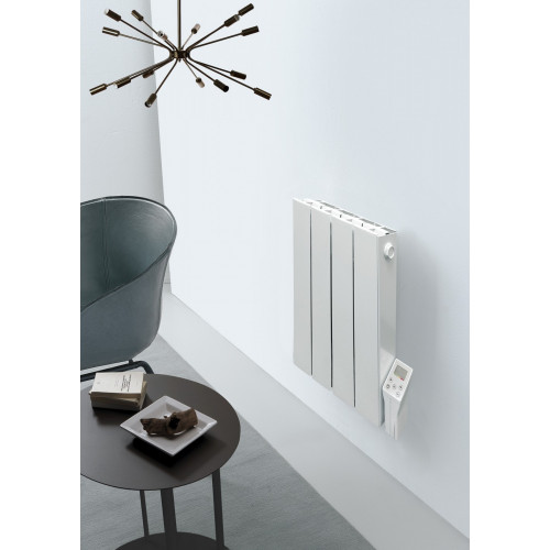 Radiateur électrique à inertie sèche 1000 W DELTACALOR Cubo horizontal blanc - DELTACALOR