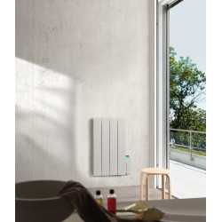 Radiateur électrique à inertie sèche 1500 W DELTACALOR Cubo horizontal gris