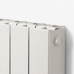 Radiateur électrique à inertie sèche 1500 W DELTACALOR Cubo horizontal blanc - DELTACALOR