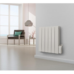 Radiateur électrique à inertie sèche 1500 W DELTACALOR Cubo horizontal blanc - DELTACALOR