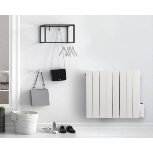 Radiateur électrique à inertie sèche 2000 W DELTACALOR Cubo horizontal blanc - DELTACALOR