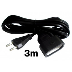 Rallonge électrique ménager L. 3 m, ZENITECH de marque ZENITECH, référence: B6070700