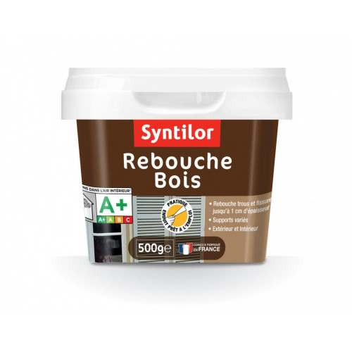 Rebouche bois SYNTILOR, gris clair, 500 g - SYNTILOR