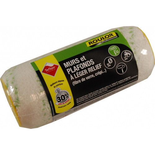 Recharge toute peinture pour mur et plafond, ROULOR, l.180 mm - ROULOR