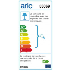 Réglette Bagno 91117, LED 1 x 6 W, S19 blanc froid - ARIC