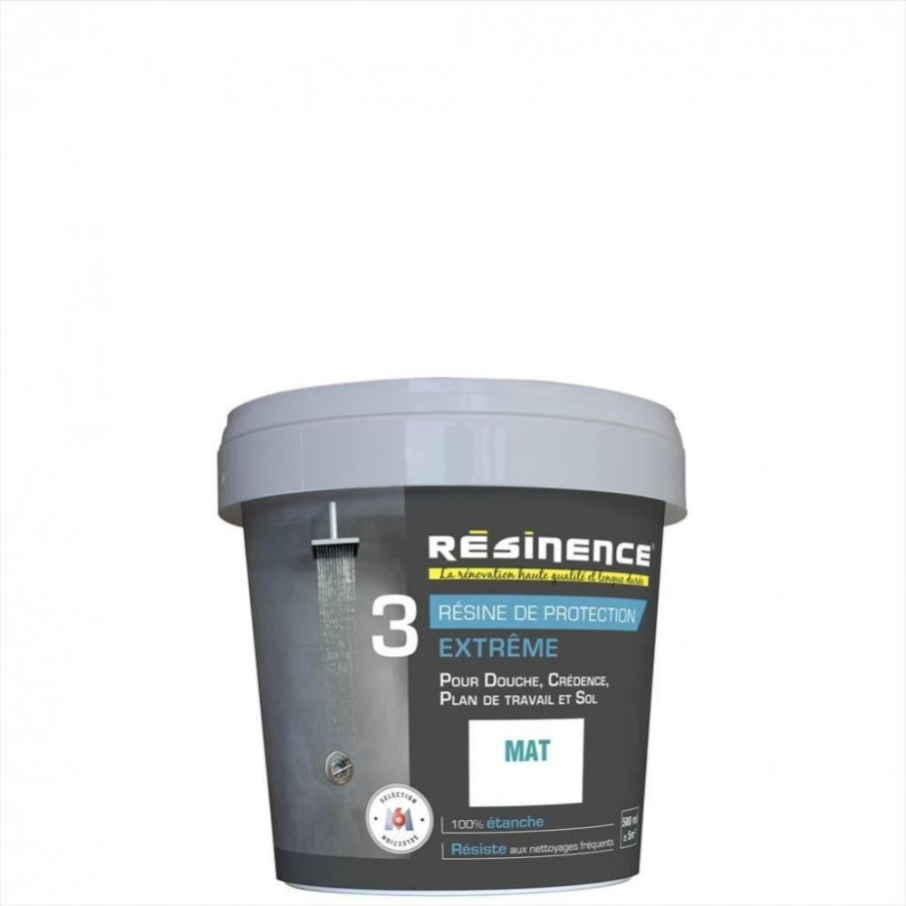 Résine de protection béton RESINENCE, incolore mat, 0.5 l l