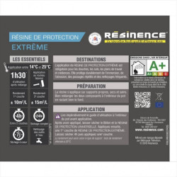 Résine de protection béton RESINENCE, incolore satiné, 0.3 l l - RESINENCE