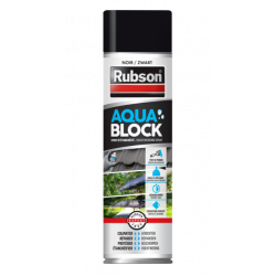 Revêtement d'étanchéité Rubson aquablock noir spray 0.3L de marque RUBSON, référence: B6080700