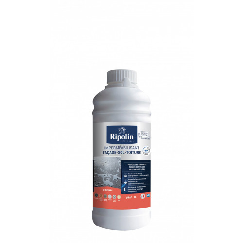 RIPOLIN Imperméabilisant façade et sol incolore 1l - RIPOLIN