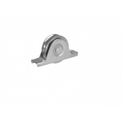 Roue à support intérieur acier zingué, H.90 x L.155 x P.32 mm de marque AFBAT, référence: B6083800