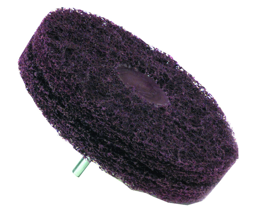 Tivoly Roue Mousse Abrasive D127 13mm Grain : 80 Pour Ponçage des Métaux - vue 2