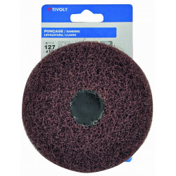 Roue mousse abrasive pour métal TIVOLY, Diam.127 mm - TIVOLY